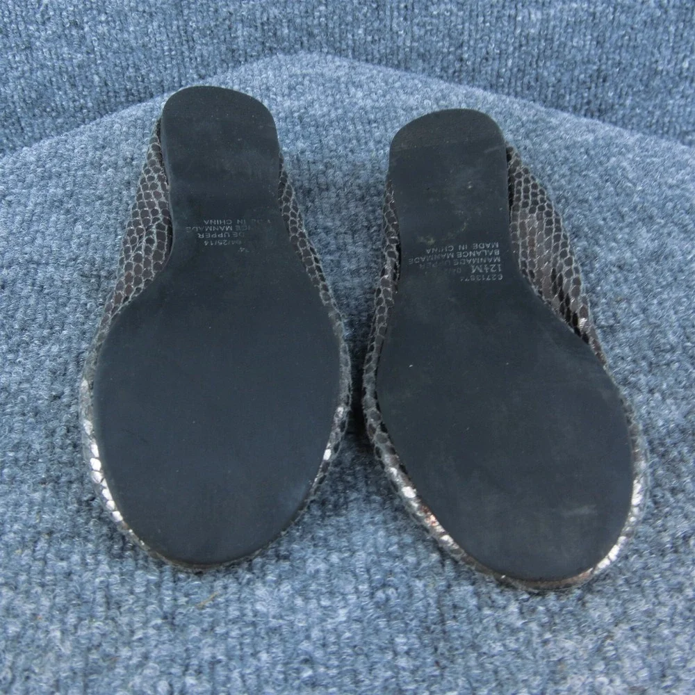 Ruby & Bloom Girls Ballet Shoes Silver Synthetic Slip On‎ Sz Toddler 12.5 Medium